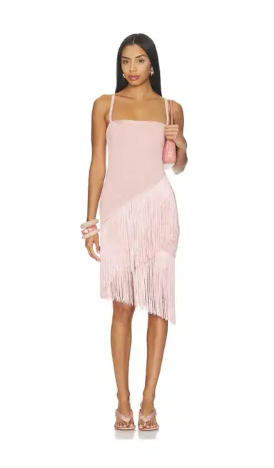 Lovers and Friends Denisse Asymmetrical Layered Fringe Dress | Thumbnail 1