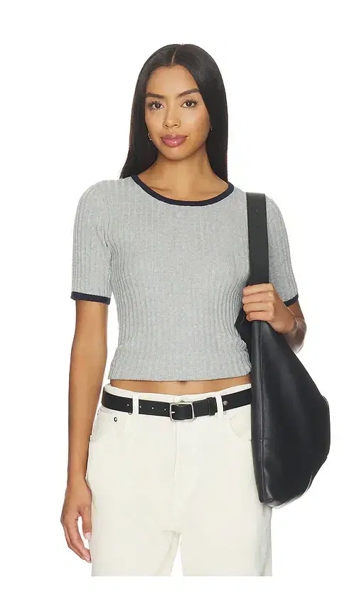Closed Crew Neck Short Sleeve