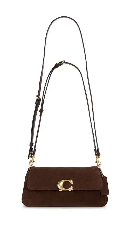Suede Jet Shoulder Bag