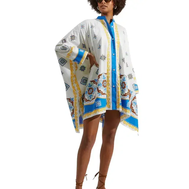 La Double J Foulard Mini Dress (Placed)