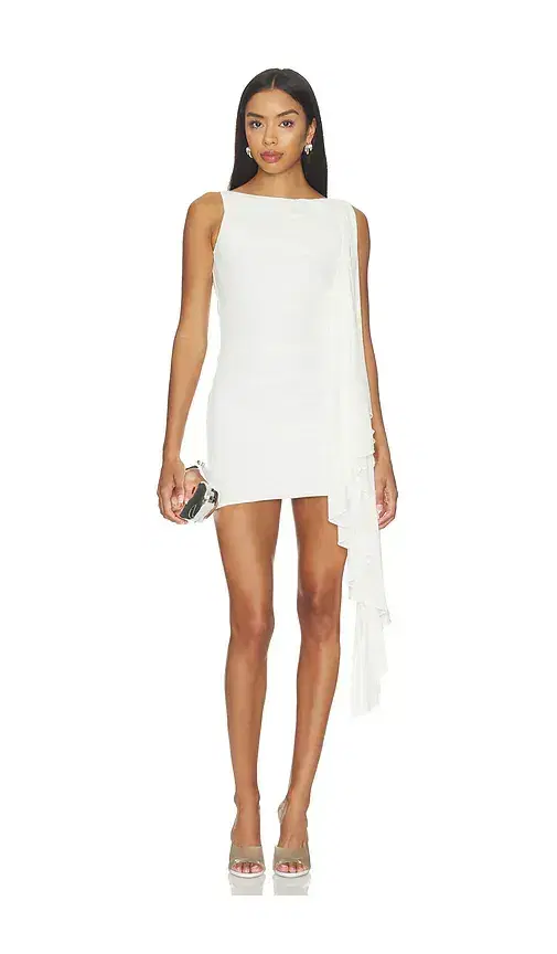 Alexander Wang Asymmetric Ruched Mini Dress