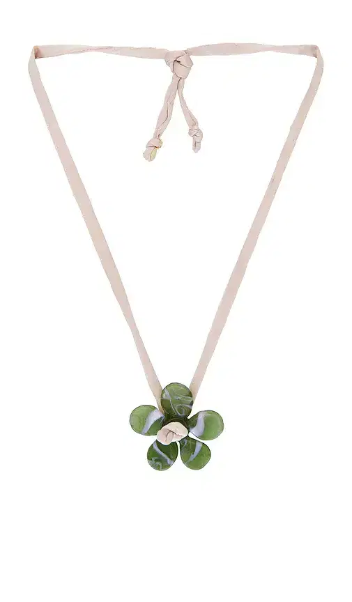 Zinnia Glass Necklace