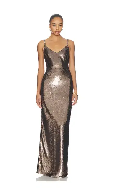 L'Agence Karma Sequin Maxi Dress | Thumbnail 2 L'Agence Karma Sequin Maxi Dress | Thumbnail 2