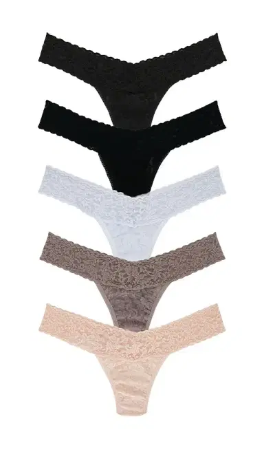 Hanky Panky Signature Lace Low Rise Thong 5 Pack | Thumbnail 1
