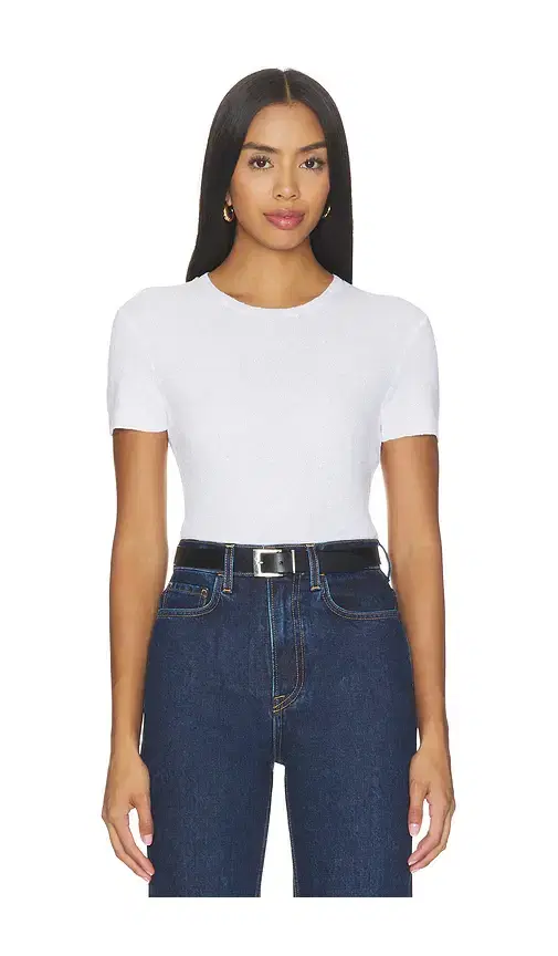 Vince Texture Short Sleeve Crew