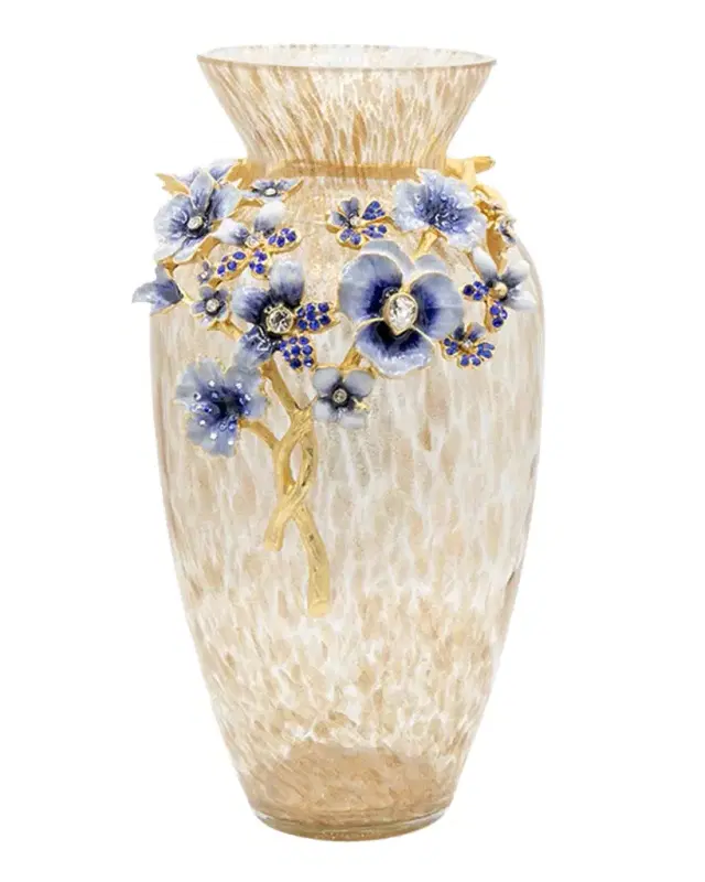 Jay Strongwater Polly Bouquet 8" Vase