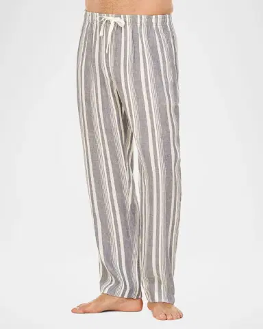 Majestic International Men 's Summer Woven Stripe Lounge Pants | Thumbnail 8