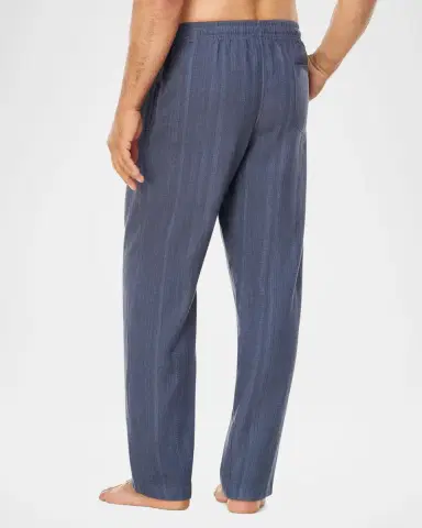 Majestic International Men 's Summer Woven Stripe Lounge Pants | Thumbnail 3