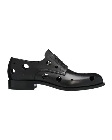 Christian Louboutin Men's Moustachou Dots Leather Derbies | Thumbnail 1
