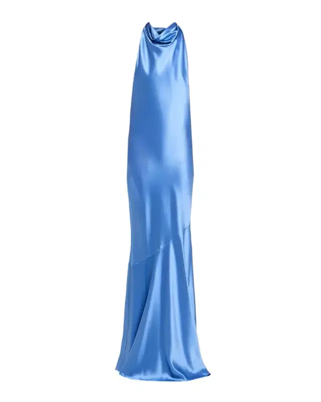 Retrofete Idonie Halter Satin Dress