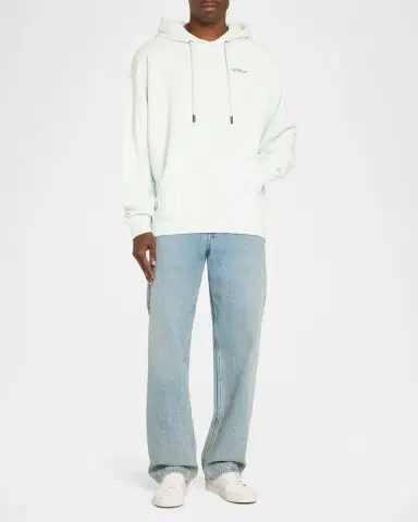 Off-White Men's Half Arrow Skate Cotton Hoodie | Thumbnail 2 Off-White Men's Half Arrow Skate Cotton Hoodie | Thumbnail 2