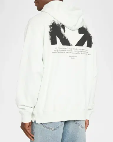 Off-White Men's Half Arrow Skate Cotton Hoodie | Thumbnail 3 Off-White Men's Half Arrow Skate Cotton Hoodie | Thumbnail 3