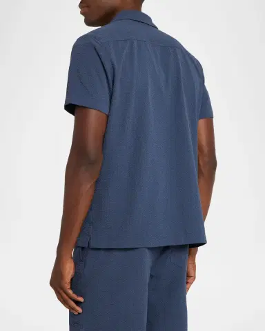 Rails Men's Amalfi Textured Short-Sleeve Shirt | Thumbnail 3 Rails Men's Amalfi Textured Short-Sleeve Shirt | Thumbnail 3