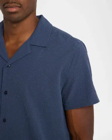 Rails Men's Amalfi Textured Short-Sleeve Shirt | Thumbnail 5 Rails Men's Amalfi Textured Short-Sleeve Shirt | Thumbnail 5