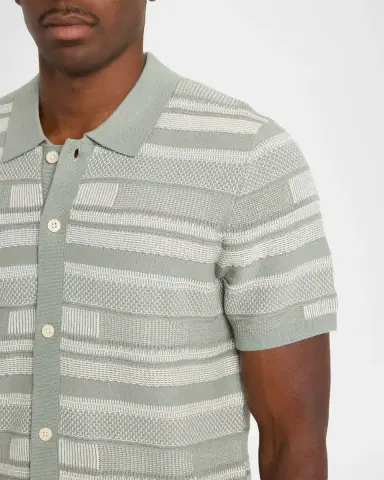 Rails Men 's Henri Cotton Patchwork Short-Sleeve Shirt | Thumbnail 5