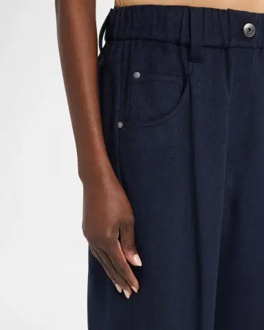 Brunello Cucinelli Pleated Wool Straight-Leg Pants | Thumbnail 8