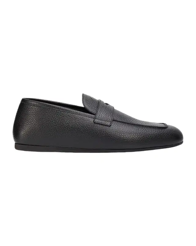 Giuseppe Zanotti Men's Rupert Leather Penny Loafers