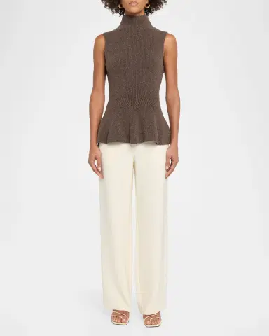 RÓHE Sculptural Peplum-Hem Sleeveless Sweater | Thumbnail 2 RÓHE Sculptural Peplum-Hem Sleeveless Sweater | Thumbnail 2