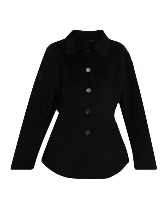 Róhe Double-Faced Wool Sculptural Jacket