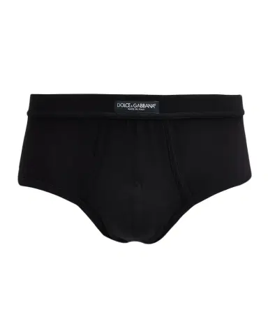 Dolce & Gabbana Men 's Cotton Logo Patch Briefs | Thumbnail 1