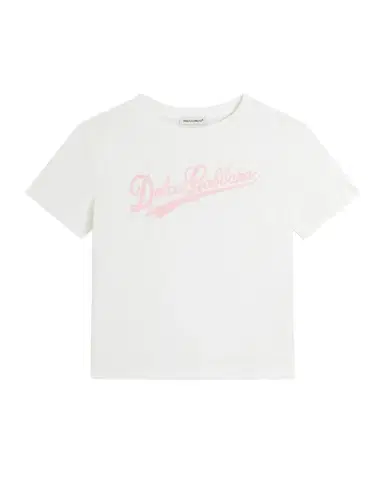 Dolce & Gabbana Girl's Logo-Print Short-Sleeve Cotton T-Shirt, Size -14 | Thumbnail 3 Dolce & Gabbana Girl's Logo-Print Short-Sleeve Cotton T-Shirt, Size -14 | Thumbnail 3