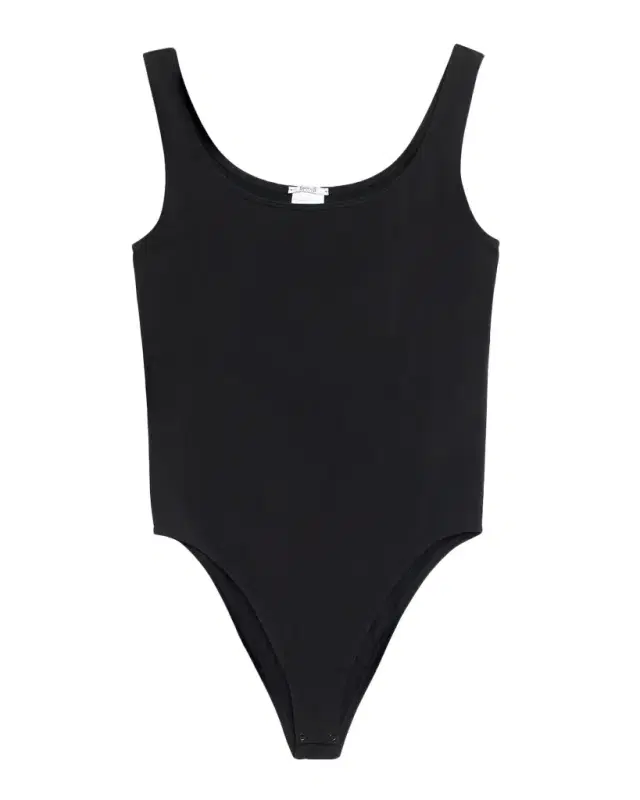 Wolford Jamaika Shimmer Scoop-Neck Thong Bodysuit