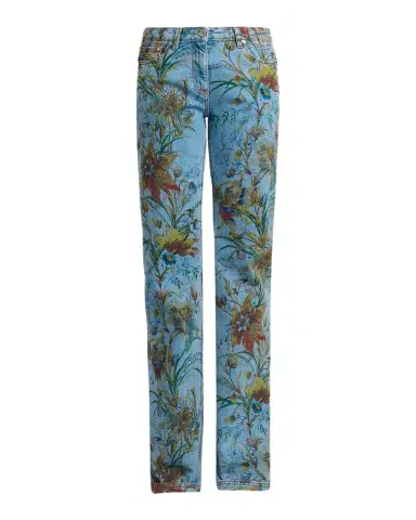 Etro Foliage Straight-Leg Denim Jeans | Thumbnail 1