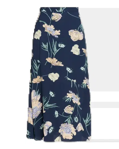 Erdem Floral Crepe A-Line Midi Skirt | Thumbnail 5 Erdem Floral Crepe A-Line Midi Skirt | Thumbnail 5