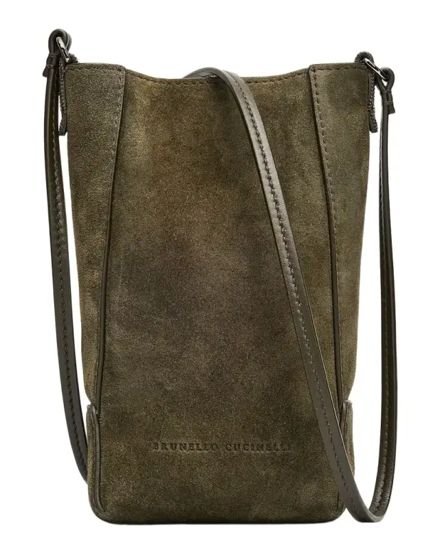 Suede Crossbody Bag