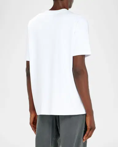 Diesel Men's Cotton-Stretch Tonal Logo T-Shirt | Thumbnail 3