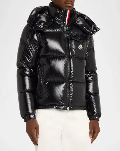 Moncler Men's Montbeliard Hooded Short Down Jacket | Thumbnail 4 Moncler Men's Montbeliard Hooded Short Down Jacket | Thumbnail 4