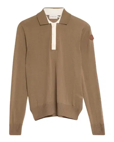 Moncler Long-Sleeve Polo Shirt | Thumbnail 1