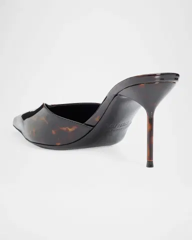 Paris Texas 70mm Lidia Tortoiseshell Patent Leather Mule Pumps | Thumbnail 2 Paris Texas 70mm Lidia Tortoiseshell Patent Leather Mule Pumps | Thumbnail 2