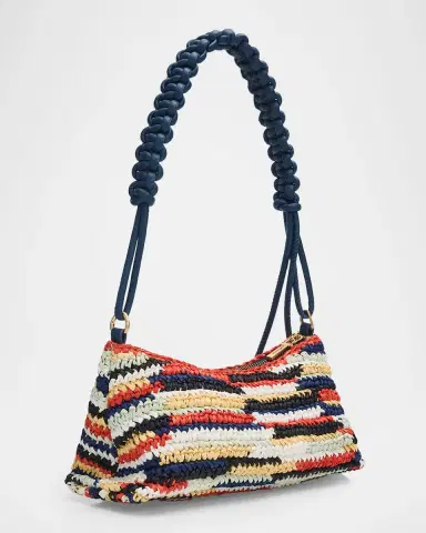 Cult Gaia Osa Braided-Strap Woven Raffia Shoulder Bag | Thumbnail 2 Cult Gaia Osa Braided-Strap Woven Raffia Shoulder Bag | Thumbnail 2