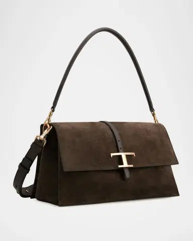 Tod 's T Timeless Suede Shoulder Bag | Thumbnail 2