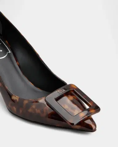 Roger Vivier Viv ' in the City 65mm Printed Patent Leather Pumps | Thumbnail 5 Roger Vivier Viv ' in the City 65mm Printed Patent Leather Pumps | Thumbnail 5