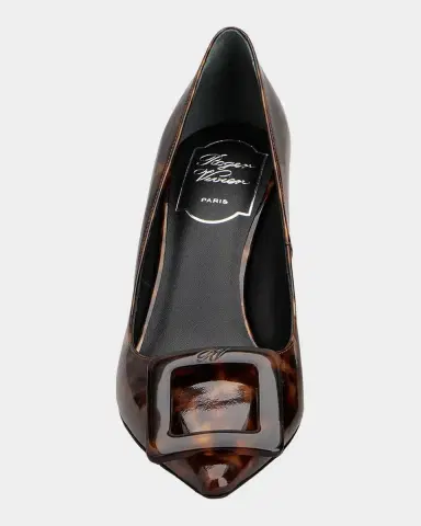 Roger Vivier Viv ' in the City 65mm Printed Patent Leather Pumps | Thumbnail 6 Roger Vivier Viv ' in the City 65mm Printed Patent Leather Pumps | Thumbnail 6