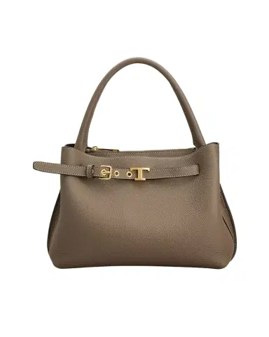 Tod 's T Timeless Belted Leather Top-Handle Bag | Thumbnail 1 Tod 's T Timeless Belted Leather Top-Handle Bag | Thumbnail 1