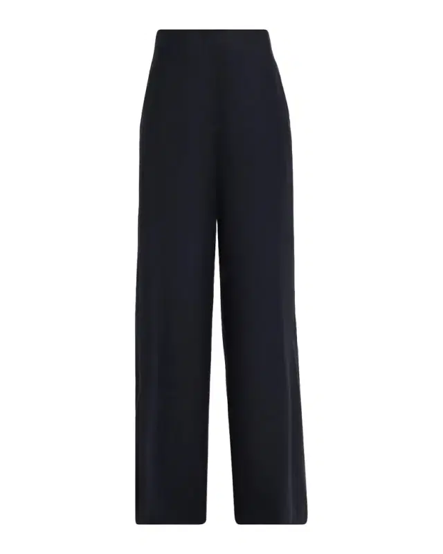 Lafayette 148 New York Thames Wide-Leg Brushed Wool Pants