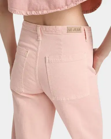 LE JEAN Utility Soft Barrel Crop Jeans | Thumbnail 5