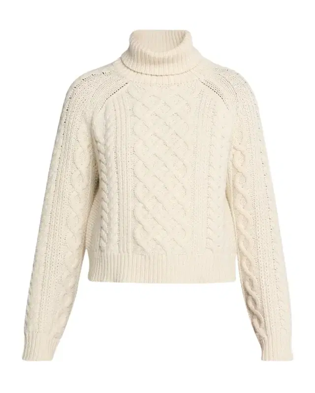 Ezren Cable-Knit Wool Turtleneck Sweater