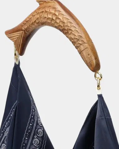 Farm Rio Coastal-Print Medium Scarf Bag | Thumbnail 3