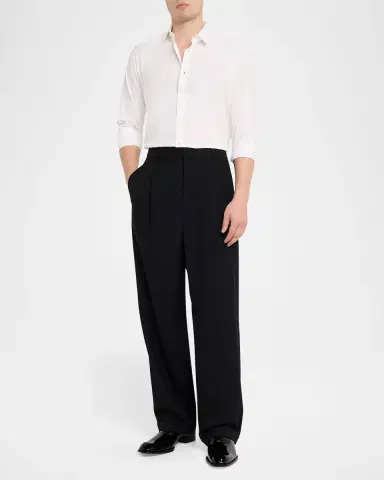 Saint Laurent Men's Milton Patent Leather Slip-On Oxfords | Thumbnail 3