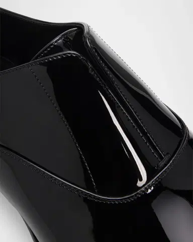 Saint Laurent Men's Milton Patent Leather Slip-On Oxfords | Thumbnail 5