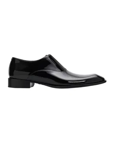 Saint Laurent Men's Milton Patent Leather Slip-On Oxfords | Thumbnail 1