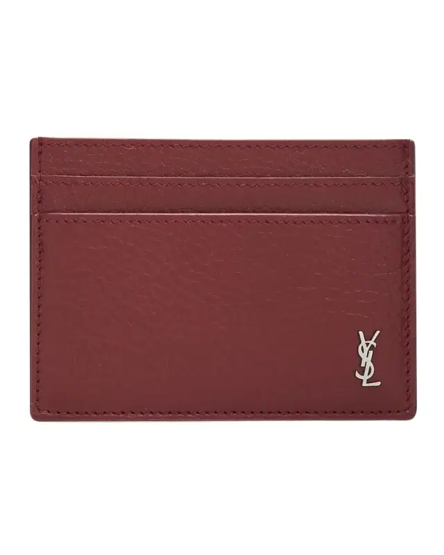 Saint Laurent Men's Cassandre Leather Card Holder