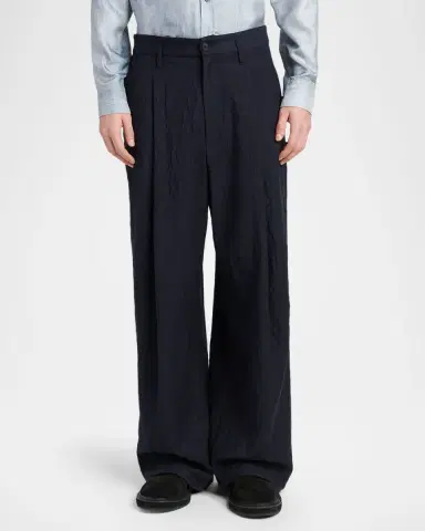Giorgio Armani Men's Virgin Wool Pants | Thumbnail 4