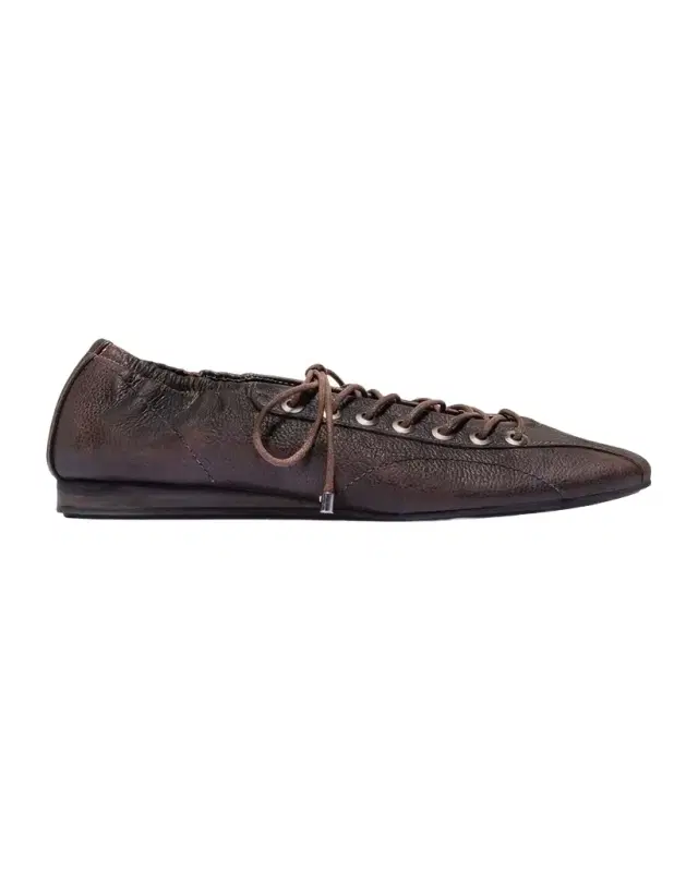 Bernardo Billie Leather Sneakerina Flats