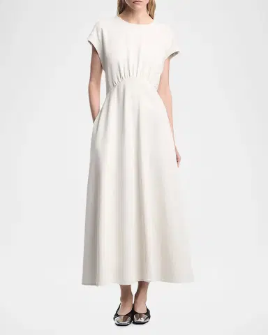 Emporio Armani Shimmering A-Line Midi Dress | Thumbnail 2 Emporio Armani Shimmering A-Line Midi Dress | Thumbnail 2