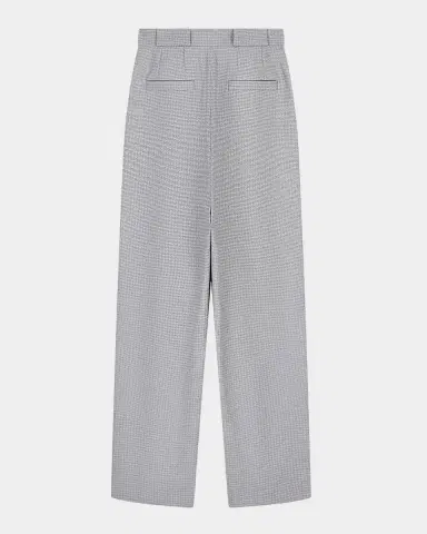 Emporio Armani Pleated Houndstooth Palazzo Trousers | Thumbnail 3 Emporio Armani Pleated Houndstooth Palazzo Trousers | Thumbnail 3